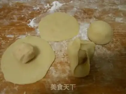 Make White bean mooncake step 3