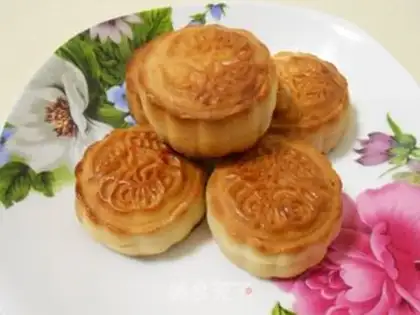 Make White bean mooncake step 7
