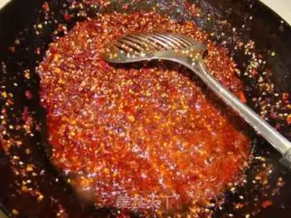 Make Pepper oil step 7