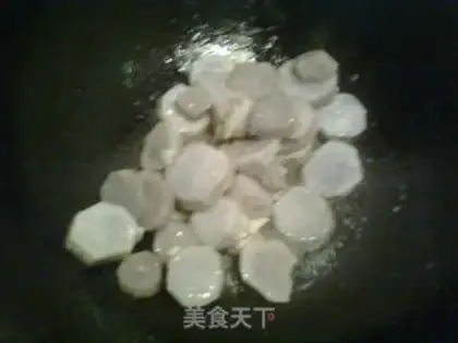 Make Potato fried pig oil step 5