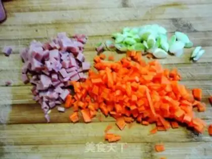 Make Tasty egg fried rice step 1