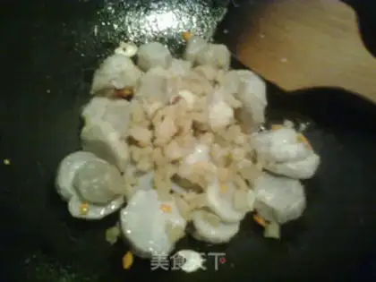 Make Potato fried pig oil step 7