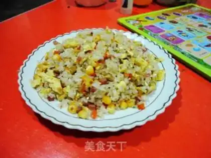 Make Tasty egg fried rice step 8
