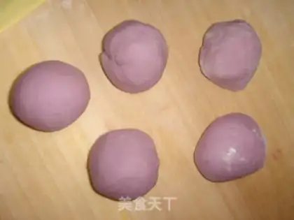 Make Purple bouquets step 2