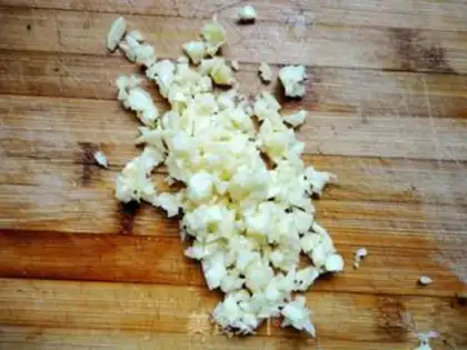 Make Garlic orchids step 4