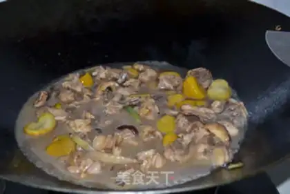 Make Chestnut chicken step 4