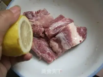 Make Sweet lemon sour ribs step 0