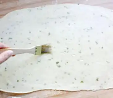 Make Olive oil onion cookies step 3