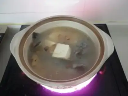 Make Crab tiger stew, tofu step 6