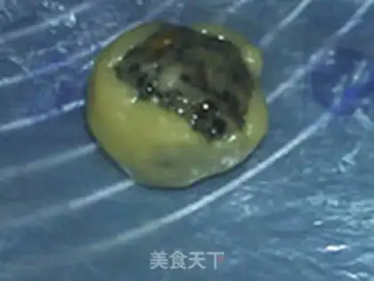 Make Black sesame ham mooncake step 9