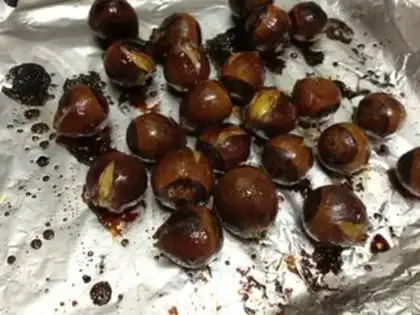 Make Sugar roasted chestnuts step 7