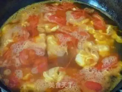 Make Tomato egg noodles step 6