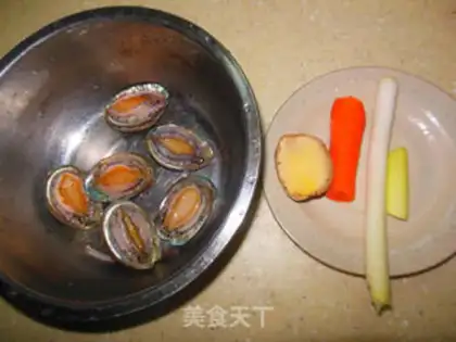Make The shell abalone step 0