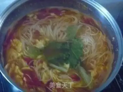 Make Tomato egg noodles step 7