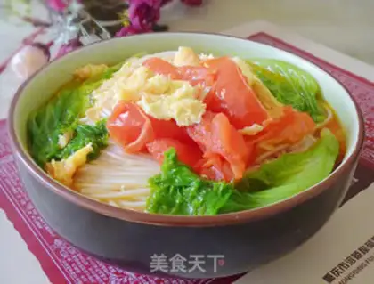 Make Tomato egg noodles step 8