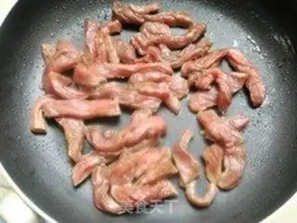 Make Dried beef silk step 1