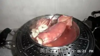 Make Oily squid step 2