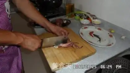 Make Oily squid step 3