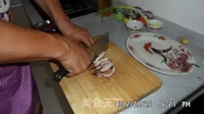 Make Oily squid step 4