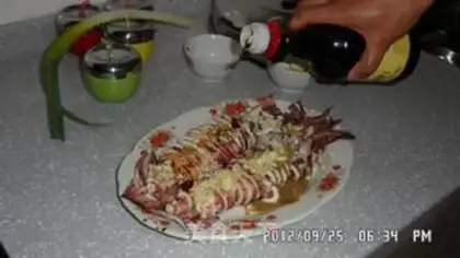 Make Oily squid step 6