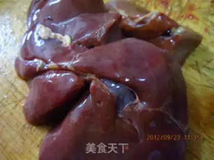 Make Double-coloured chicken liver step 0