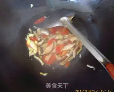 Make Double-coloured chicken liver step 7