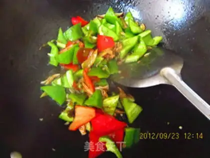 Make Double-coloured chicken liver step 8