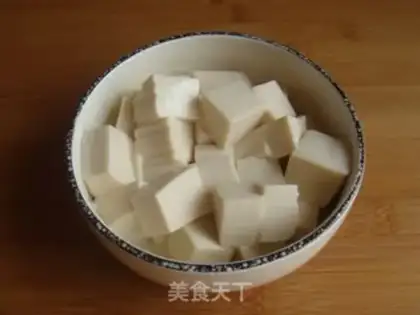 Make Tofu soup step 0