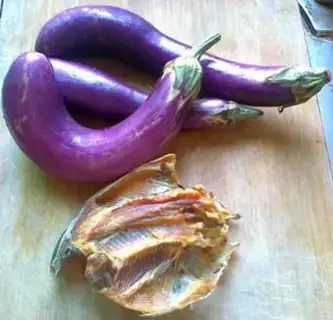 Make Fish and eggplant step 0