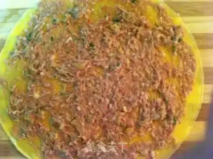 Make Home pork omelet step 5