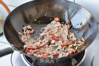 Make Meat-screwed beans step 4