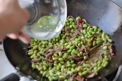 Make Meat-screwed beans step 7