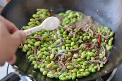 Make Meat-screwed beans step 8