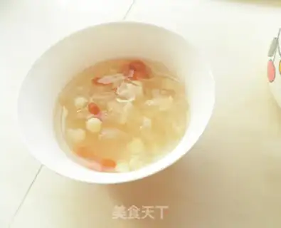 Make Chicken head, silver ear soup step 5