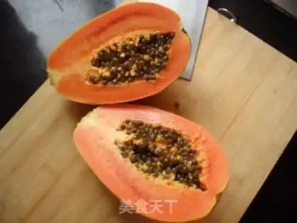 Make The papaya silver ear step 2