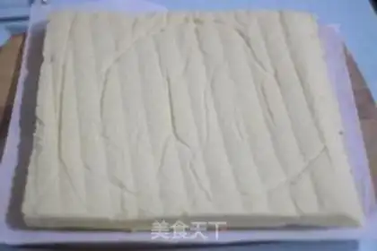 Make A melon cake roll step 15