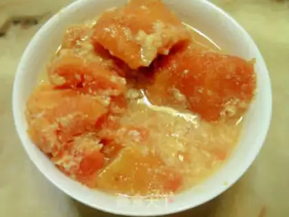 Make Sugar and milk papayas step 5