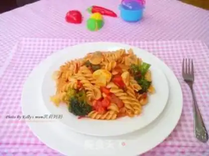 Make Tomato mushroom pasta step 11