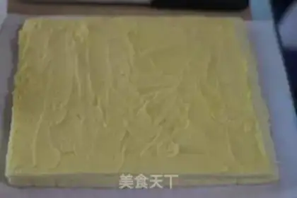 Make A melon cake roll step 16