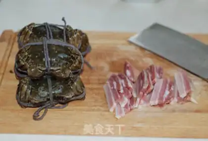 Make Salted crabs step 0