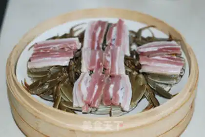 Make Salted crabs step 1