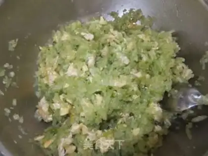 Make Cucumber egg dumplings step 4