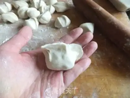Make Cucumber egg dumplings step 6