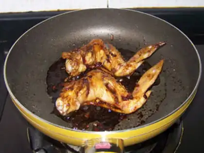 Make Red chicken wings step 6