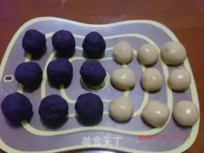 Make The potato moon cake step 8