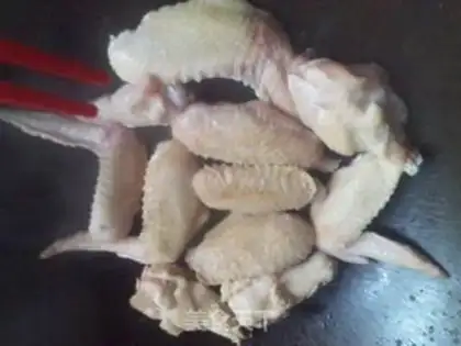 Make The violet chicken wings step 1