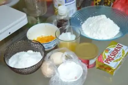 Make Sicilian orange cake step 0