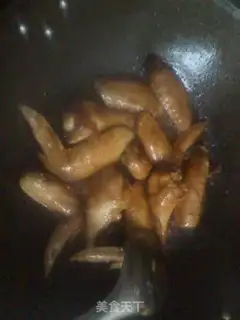 Make The violet chicken wings step 2