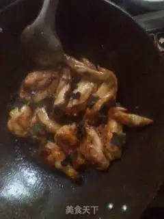 Make The violet chicken wings step 3