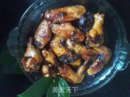 Make The violet chicken wings step 4